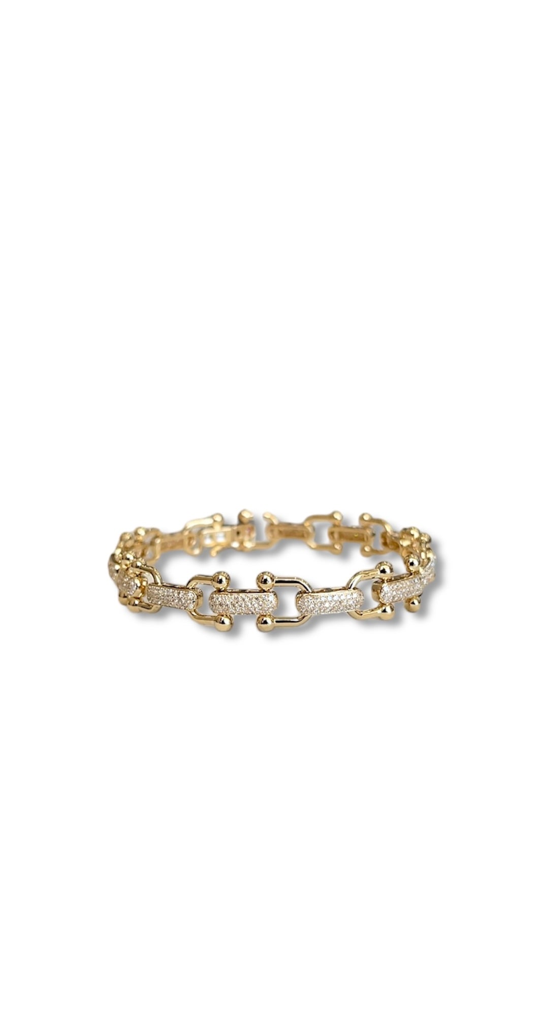 1.32CT Yellow Gold Diamond Bracelet