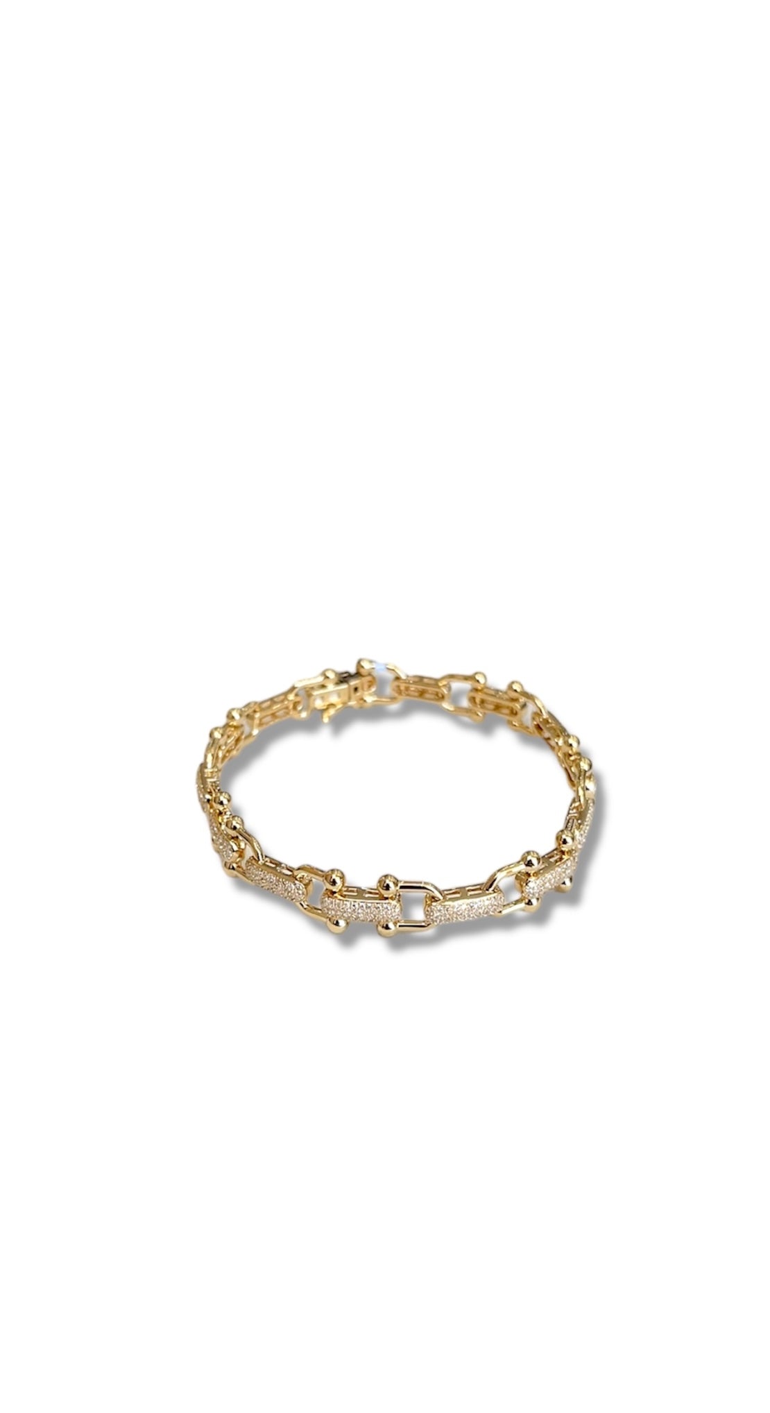 1.32CT Yellow Gold Diamond Bracelet