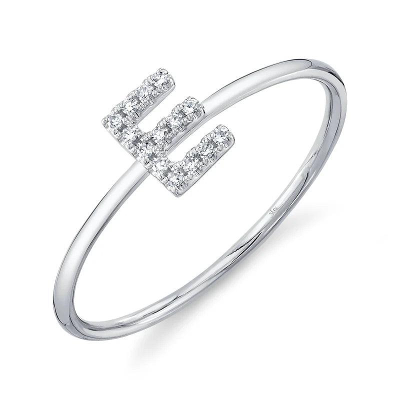 Diamond Initial Ring - Nancy's Jewelry