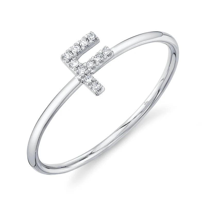 Diamond Initial Ring - Nancy's Jewelry