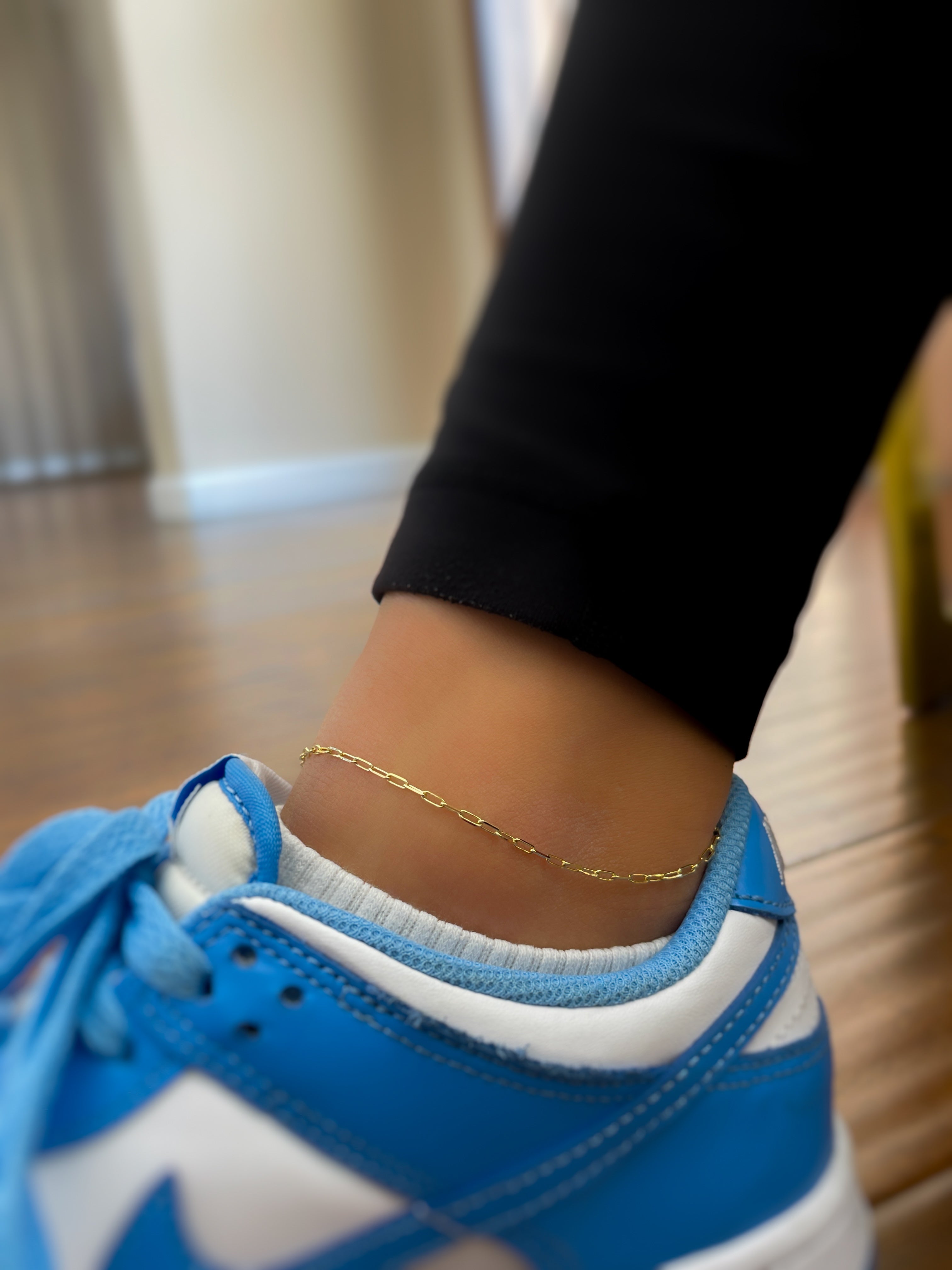 18KT Yellow Gold Anklet