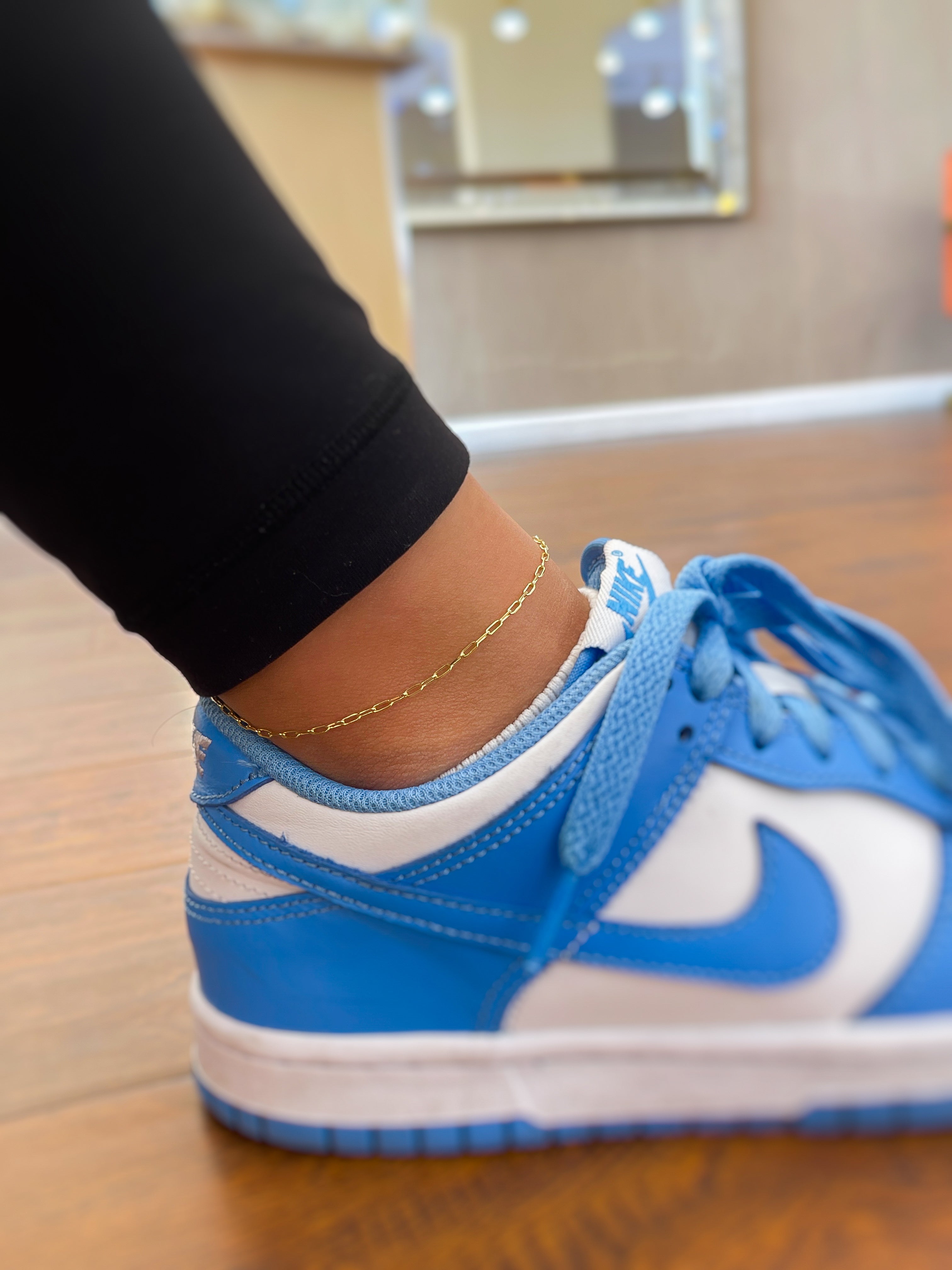 18KT Yellow Gold Anklet