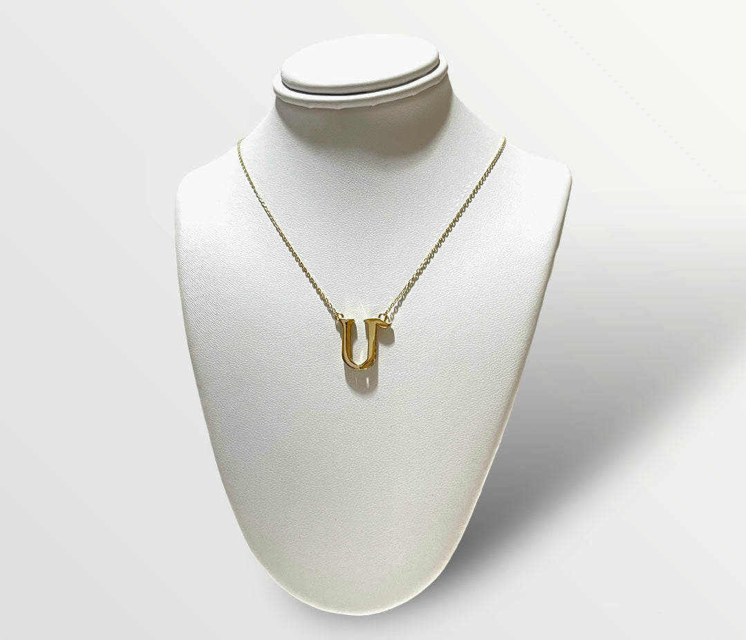 14KT Yellow Gold Armenian Initial Necklace