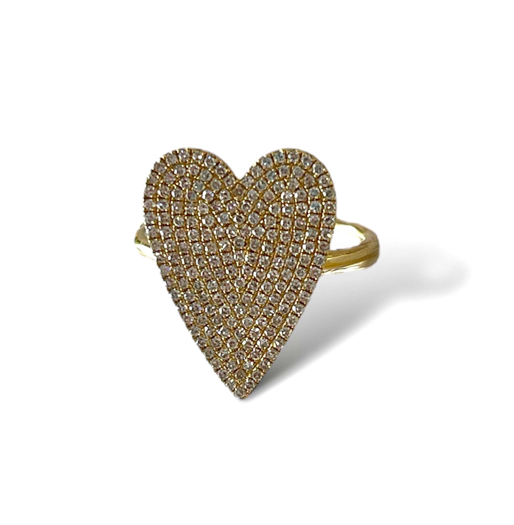 0.56CT Amor Diamond Pave Heart - Jumbo