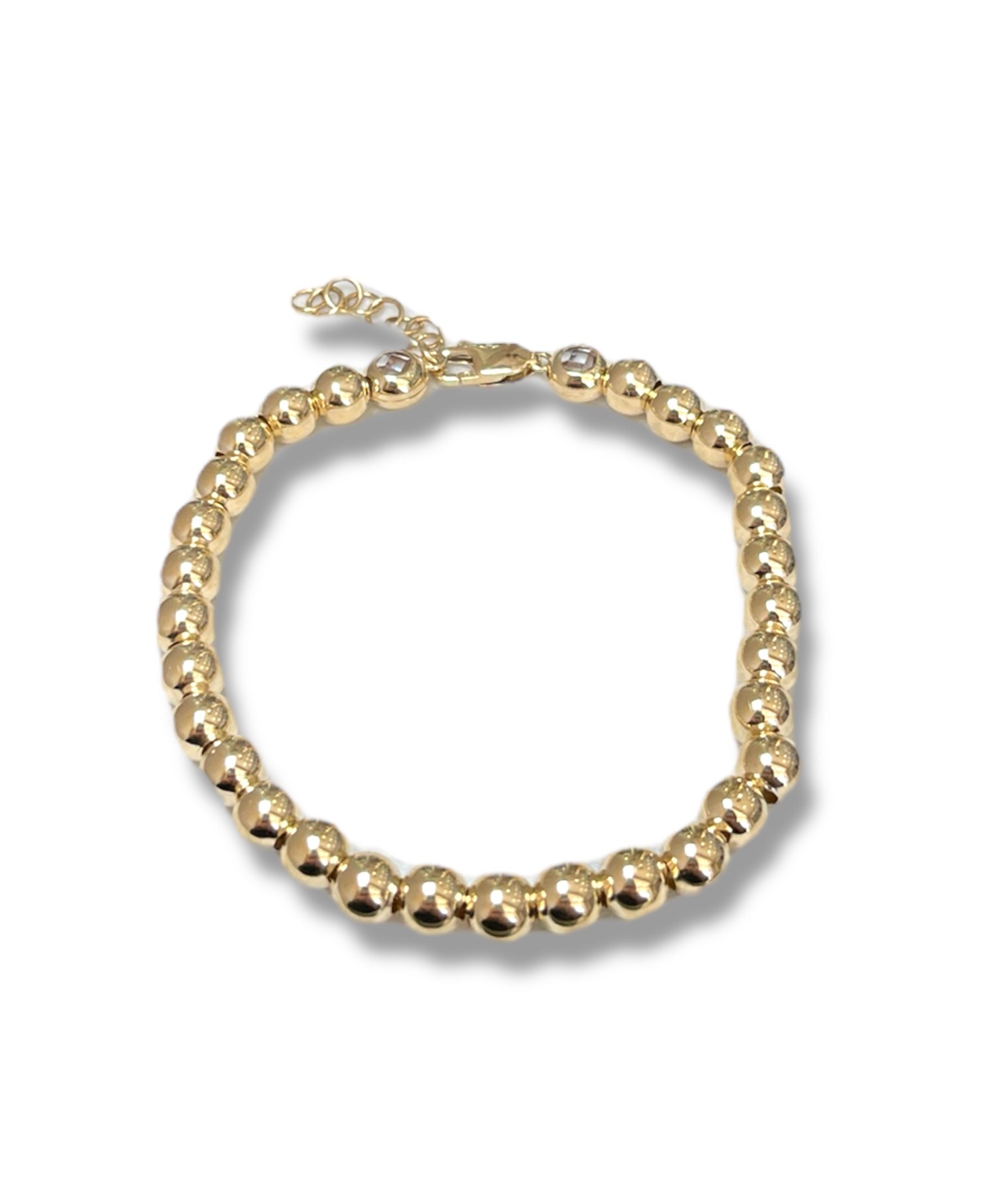 14KT Big Ball Bracelet