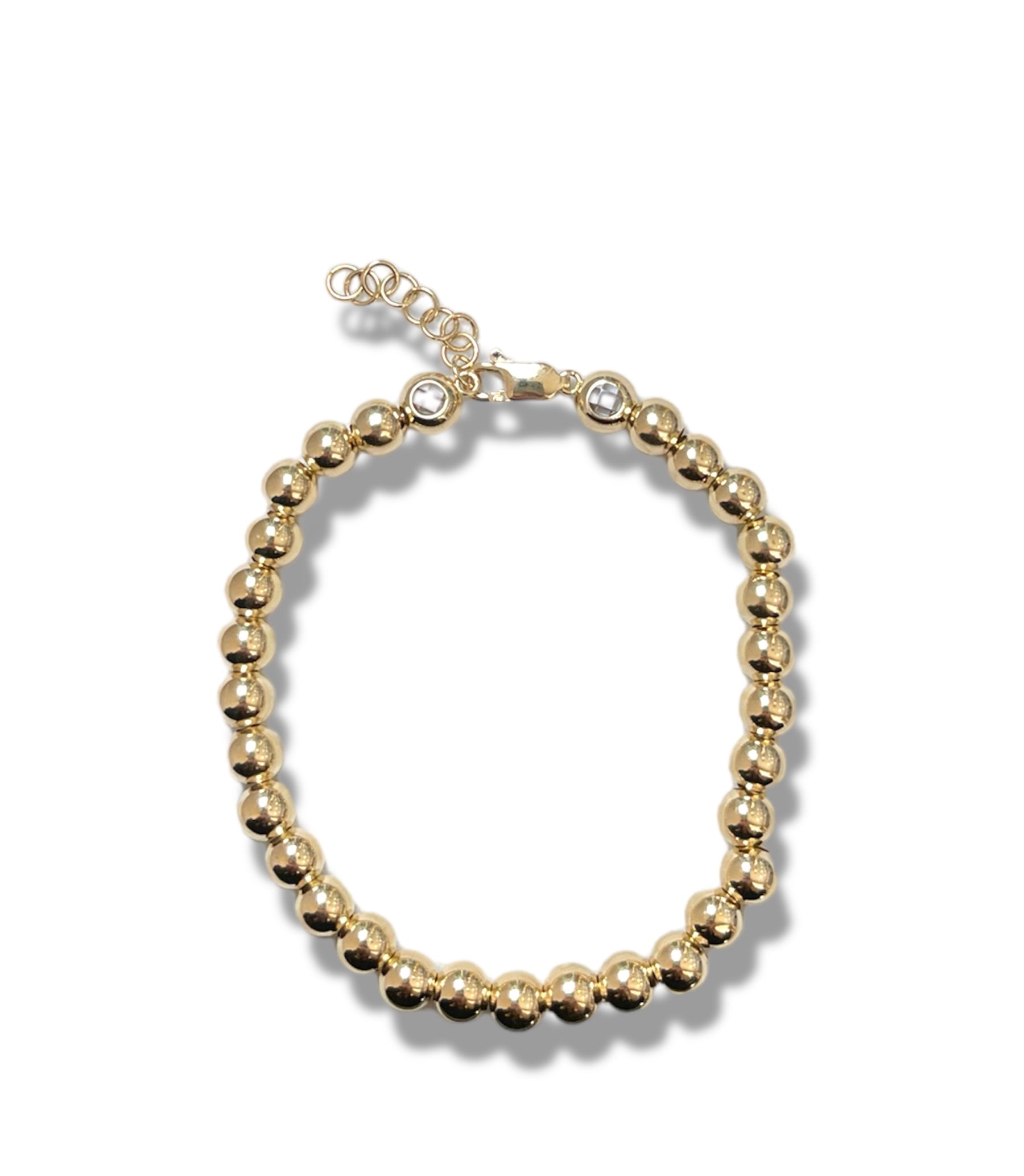 14KT Big Ball Bracelet