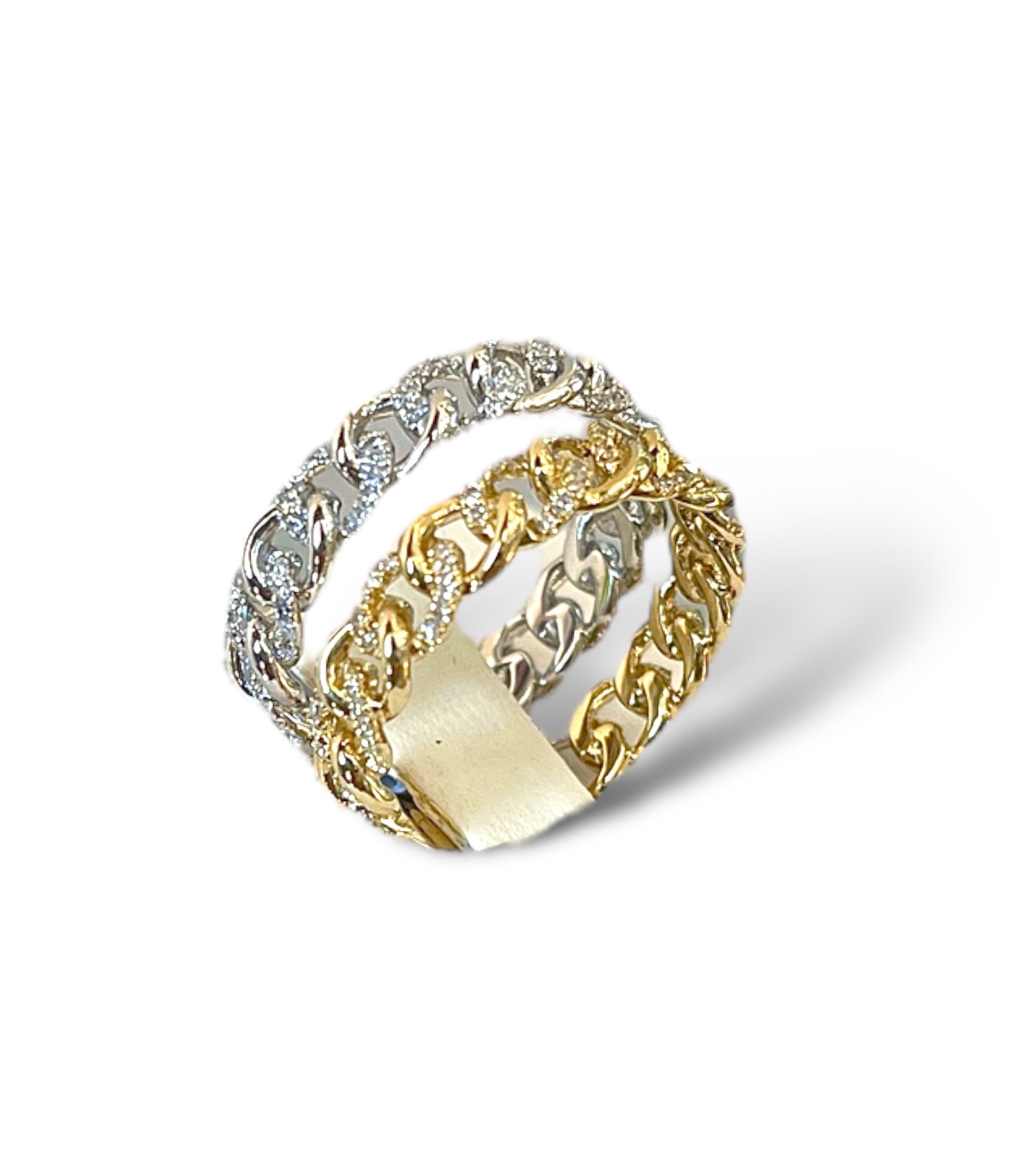 0.28CT Cuban-Link Lady's Ring