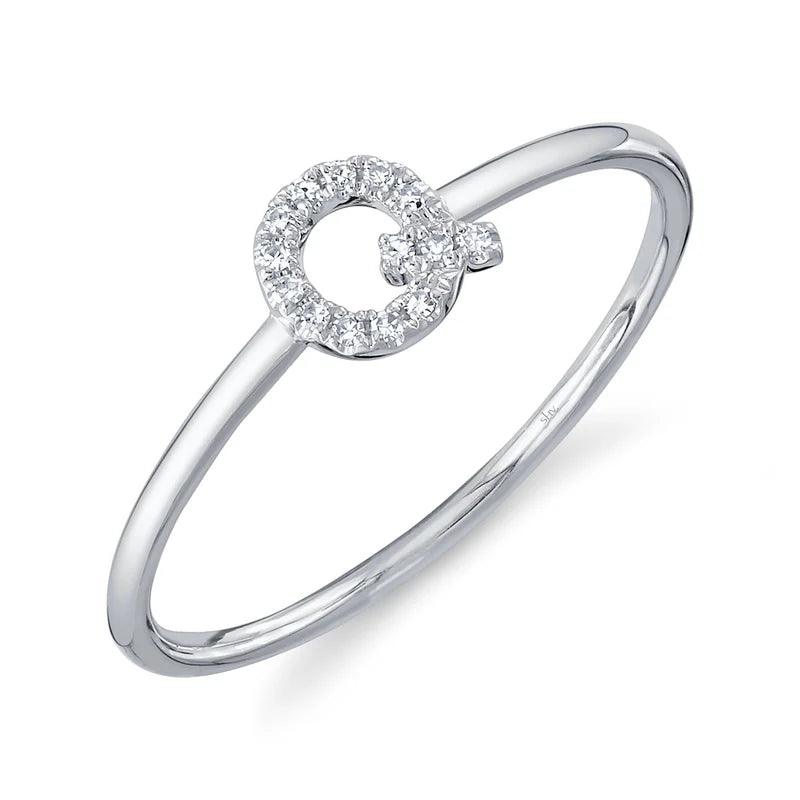 Diamond Initial Ring - Nancy's Jewelry