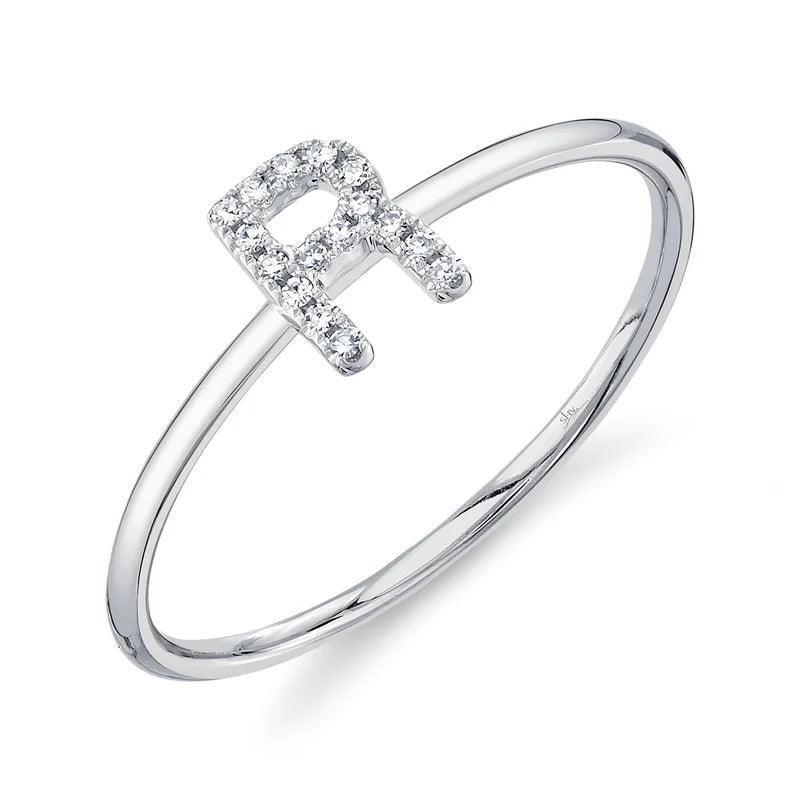 Diamond Initial Ring - Nancy's Jewelry