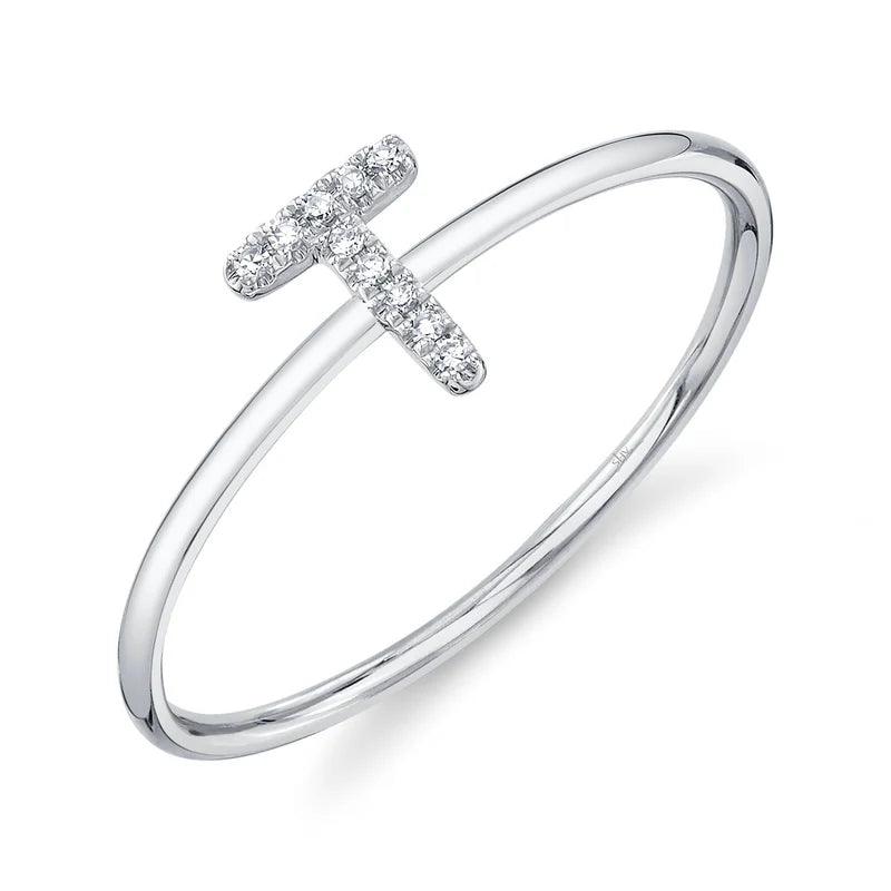 Diamond Initial Ring - Nancy's Jewelry