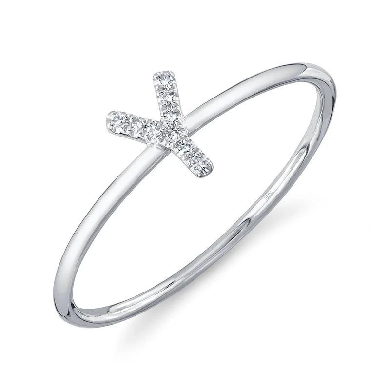 Diamond Initial Ring - Nancy's Jewelry