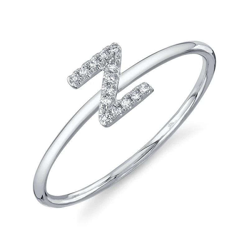 Diamond Initial Ring - Nancy's Jewelry